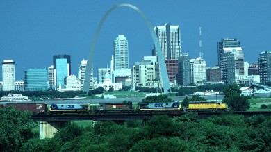 Railroads and the St. Louis Riverfront