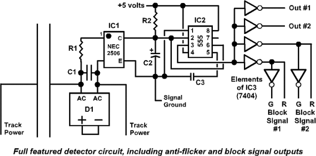Full featured detector circuit diagram