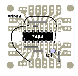 Parts for the other half of the board