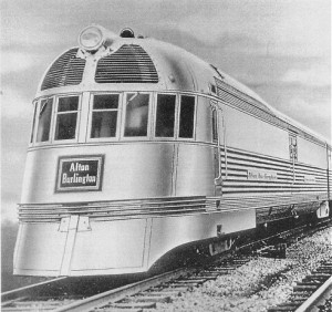 Mark Twain Zephyr with Alton Burlington Logo