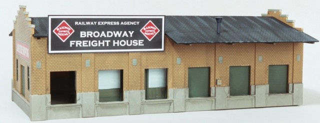 Broadway Freight House for the Missouri Historical Society layout, built by Brad Joseph.