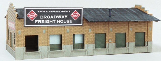 Broadway Freight House for the Missouri Historical Society layout, built by Brad Joseph.