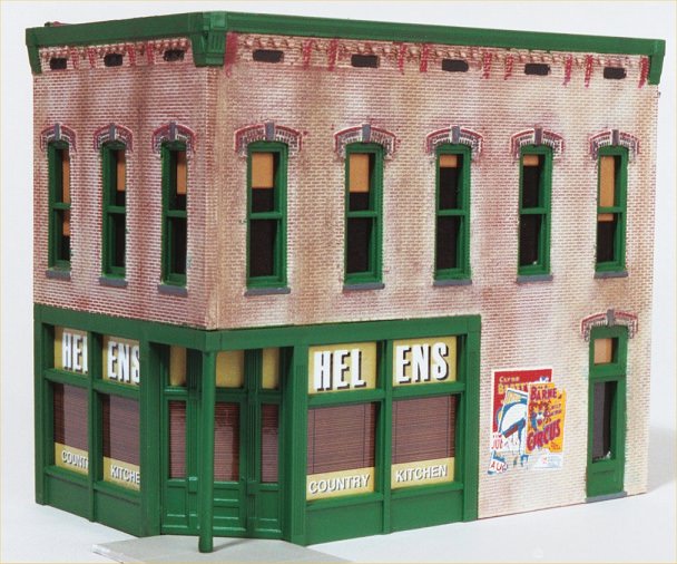 Ho scale model ford buildings #9