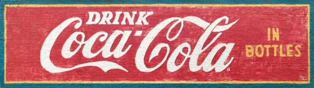 Coca-Cola Sign Painted on Brick