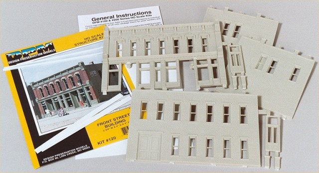 Parts provided with the DPM Front Street building kit.