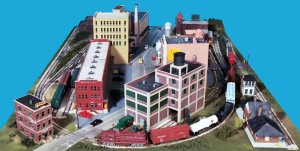 Gateway Central X Small City Model Railroad