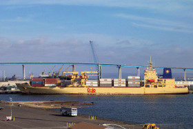 San Diego Dole Container Ship