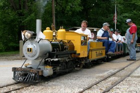 Wabash, Frisco & Pacific Live Steam Railroad Train Picnic 2008