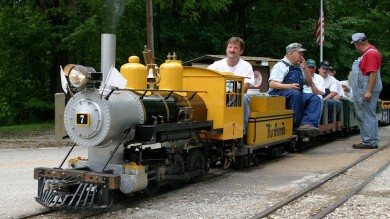 Wabash, Frisco & Pacific Live Steam Railroad Train Picnic 2008