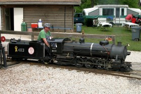 Wabash, Frisco & Pacific Live Steam Railroad Train Picnic 2008