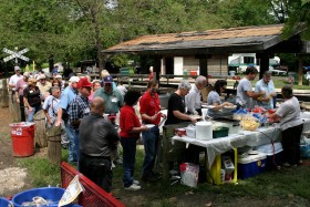 Wabash, Frisco & Pacific Live Steam Railroad Train Picnic 2008