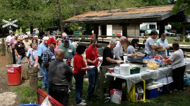 Wabash, Frisco & Pacific Live Steam Railroad Train Picnic 2008