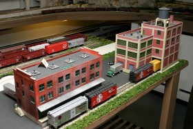 Bob Buschart's CB&Q-AT&SF HO Scale Model Railroad