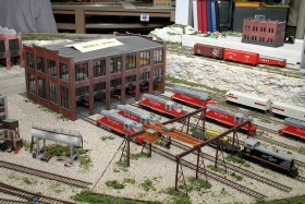 Bob Buschart's CB&Q-AT&SF HO Scale Model Railroad