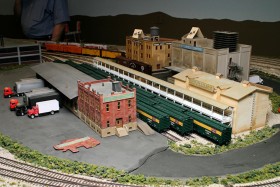 Bob Buschart's CB&Q-AT&SF HO Scale Model Railroad