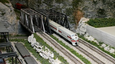 Bob Buschart's CB&Q-AT&SF HO Scale Model Railroad