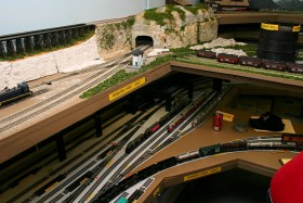 Bob Buschart's CB&Q-AT&SF HO Scale Model Railroad