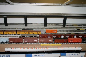 Bob Buschart's CB&Q-AT&SF HO Scale Model Railroad