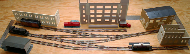 Planning Photo of the Gateway Central XV HO Scale Switching Model Railroad