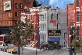 Jacob Libhart's City Streetcar Model Railroad Diorama