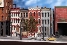 Jacob Libhart's City Streetcar Model Railroad Diorama