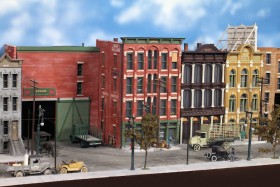 Jacob Libhart's City Streetcar Model Railroad Diorama