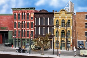 Jacob Libhart's City Streetcar Model Railroad Diorama