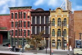 Jacob Libhart's City Streetcar Model Railroad Diorama