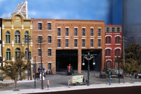 Jacob Libhart's City Streetcar Model Railroad Diorama