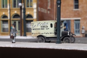 Jacob Libhart's City Streetcar Model Railroad Diorama