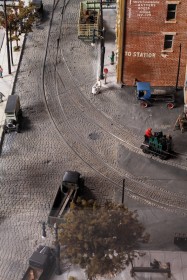 Jacob Libhart's City Streetcar Model Railroad Diorama
