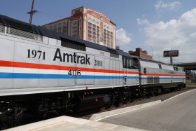 Amtrak Celebrates Forty Years Exhibit Train