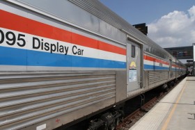 Amtrak Celebrates Forty Years Exhibit Train