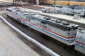 Amtrak Celebrates Forty Years Exhibit Train