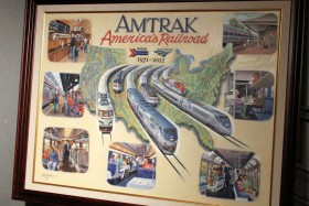 Amtrak Celebrates Forty Years Exhibit Train