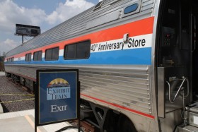 Amtrak Celebrates Forty Years Exhibit Train