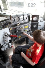 Amtrak Celebrates Forty Years Exhibit Train