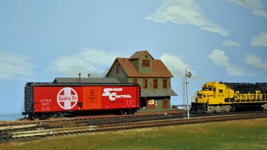 Jay Janzen's HO Scale Santa Fe Model Railroad