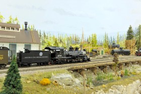 Pete Smith's Loon Lake Railway & Navigation Co. Sn3 Model Railroad