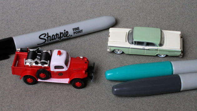 Finishing Model Automobiles With Sharpies