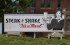 Completed Steak 'n Shake Model Railroad Billboard