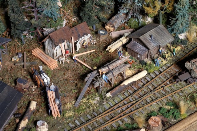 Tom Trotter's Pacific Coast Logging Diorama