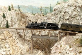 Pete Smith’s Beautiful Loon Lake Railway & Navigation Co. Sn3 Model Railroad