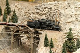 Pete Smith’s Beautiful Loon Lake Railway & Navigation Co. Sn3 Model Railroad