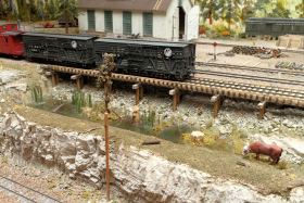 Pete Smith’s Beautiful Loon Lake Railway & Navigation Co. Sn3 Model Railroad