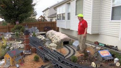 John Mosley’s Backyard Garden Railroad