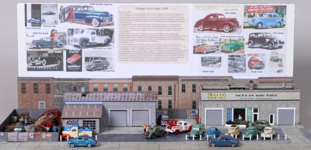 1949 Morgan Auto Sales Diorama