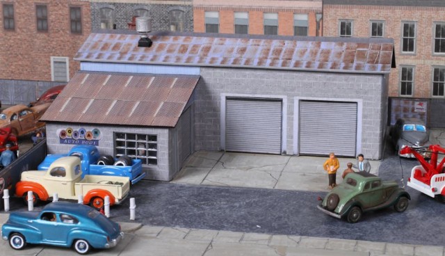 1949 Morgan Auto Sales Diorama