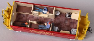 WG&F #4005 Caboose Interior