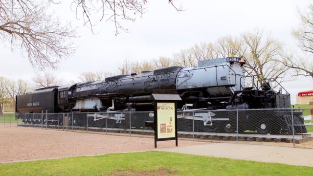 At a park in Cheyenne sits this “Big Boy”, one of 25 built specifically for the Union Pacific Railroad between 1941-44. The Transportation Museum in St. Louis also proudly displays one of these behemoths.